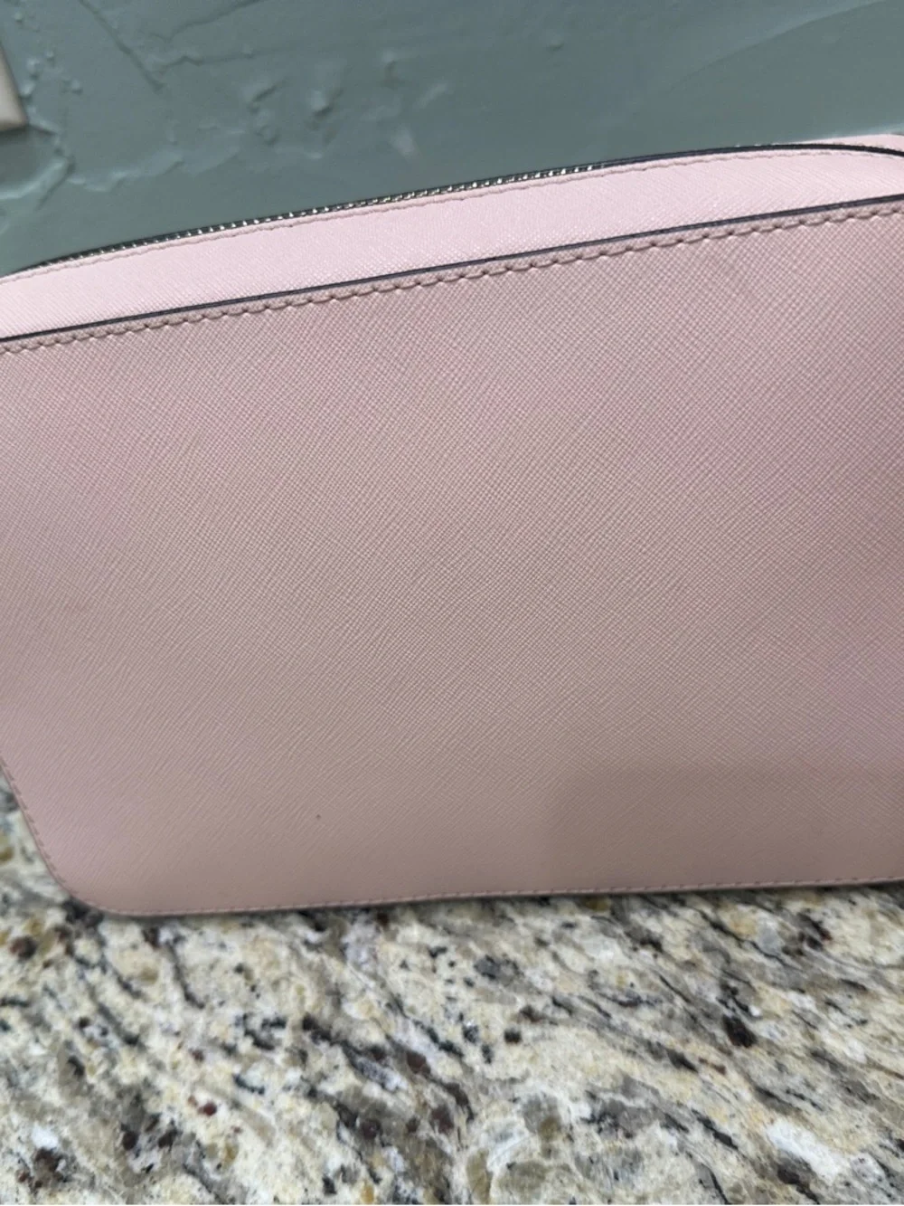 Michael Kors Light Pink Saffiano Crossbody Bag with Matching Wallet